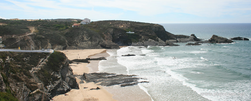 South at Praia da Zambujeira do Mar Beach