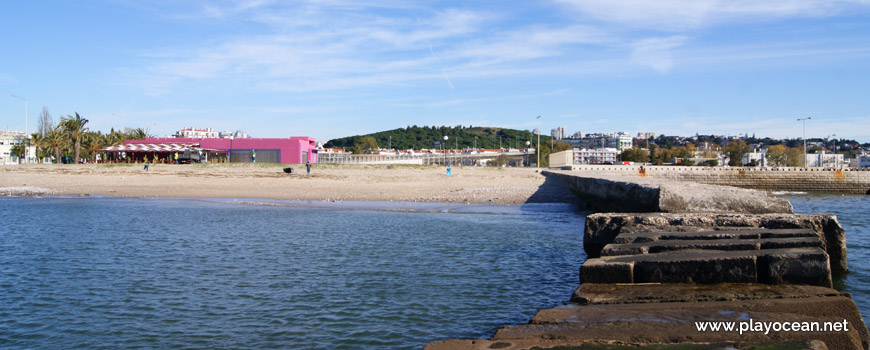 East at Praia de Algés Beach