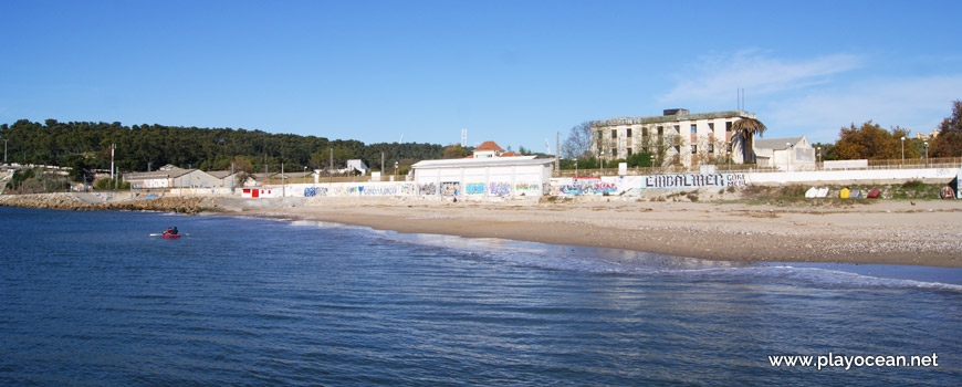 Panoramic of Praia da Cruz Quebrada Beach