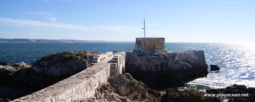 Bridge at Praia das Fontainhas Beach