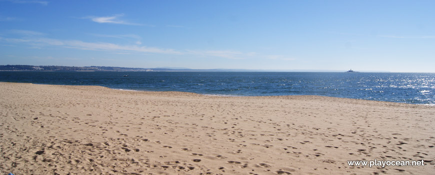 Sea at Praia de Santo Amaro de Oeiras Beach