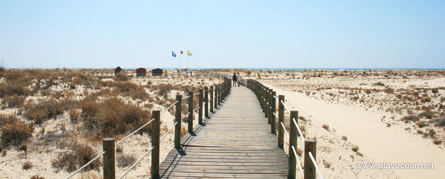 Acesso à Praia da Armona (Mar)