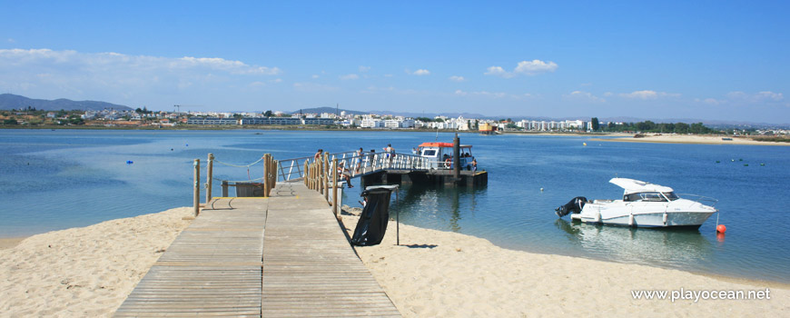 Ferry of Praia da Fuseta (Sea) Beach