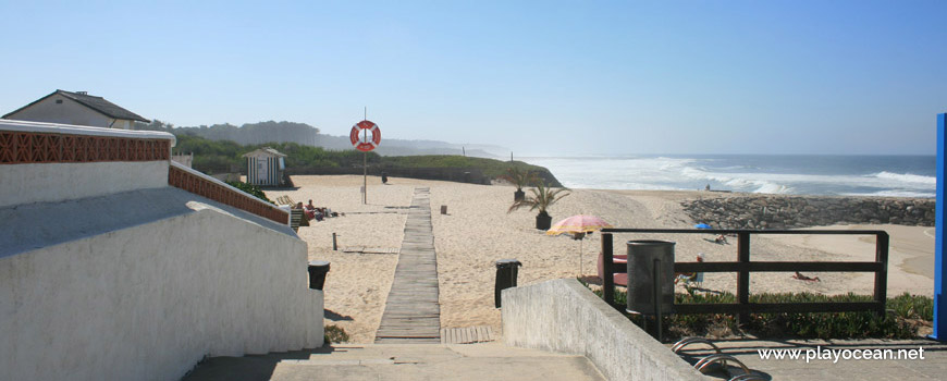 Entrance of Praia de Cortegaça Beach