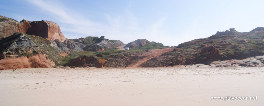 Cliff at Praia da Almagreira Beach