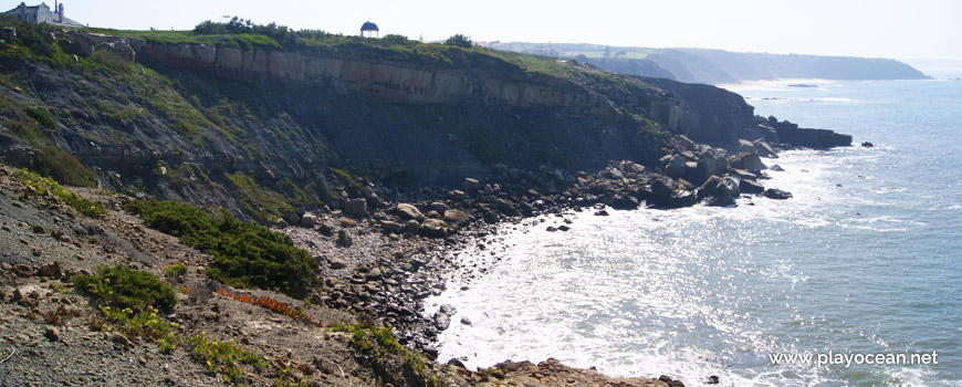 South at Praia do Alto de Santa Luzia Beach