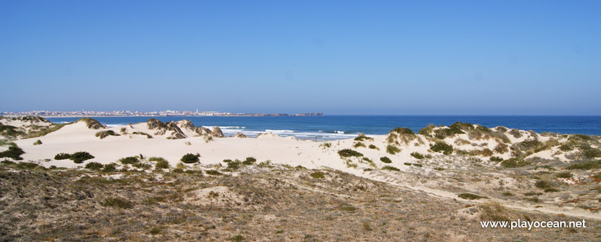 Dunes at Praia do Campismo Beach