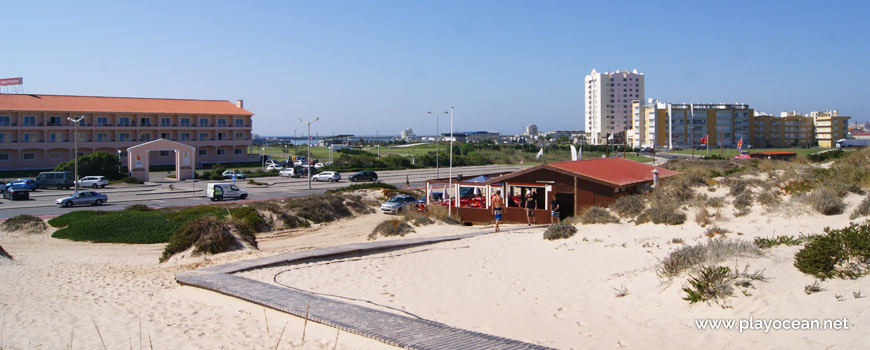 Bar at Praia da Cova da Alfarroba Beach