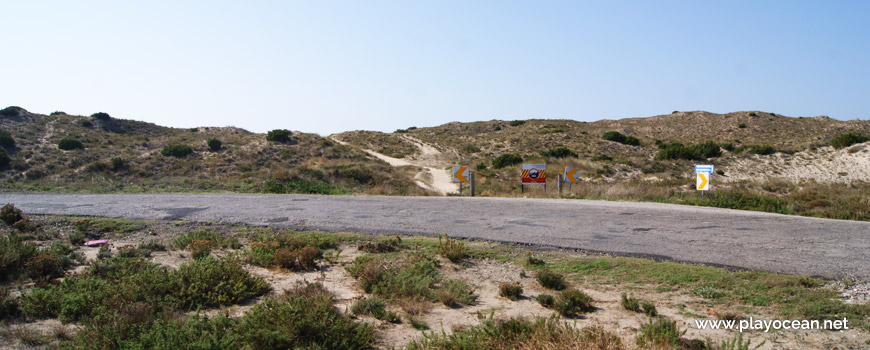 Estrada, Praia do Medão Grande