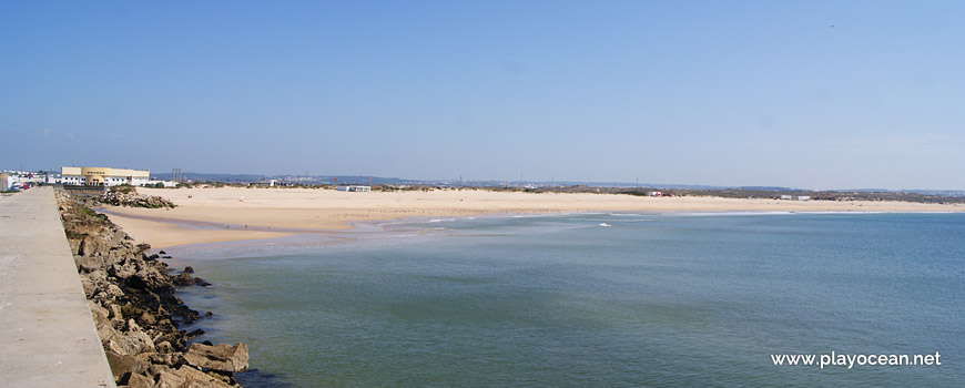 Panorâmica da Praia do Molhe Leste