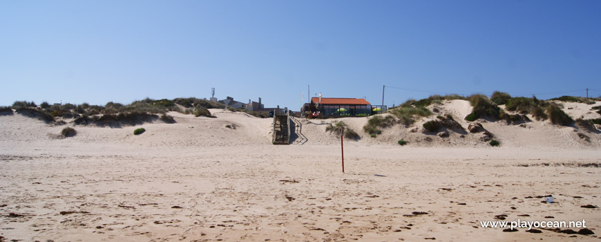 Acesso e concessão, Praia de Peniche de Cima