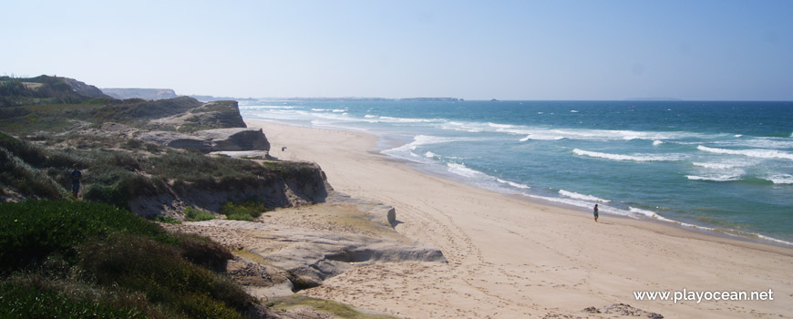 South at Praia do Pico da Mota Beach
