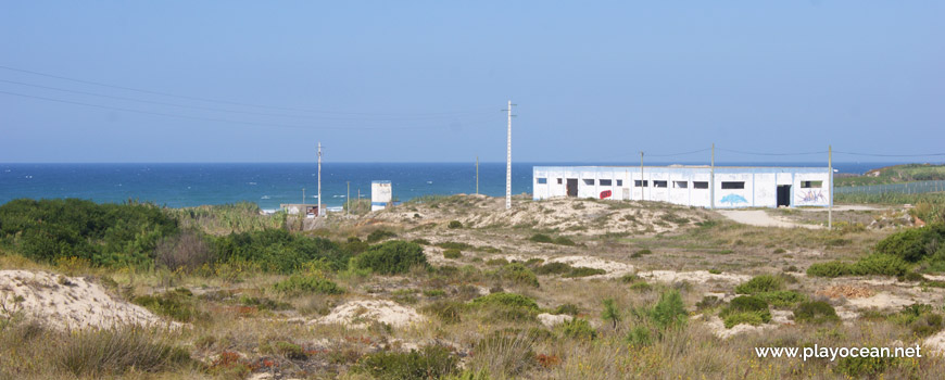 Factory at Praia de Point Fabril Beach