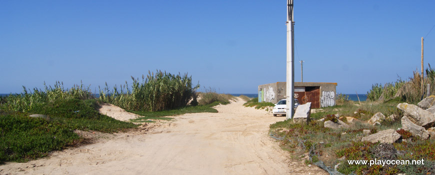 Entrance to Praia de Point Fabril Beach