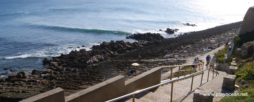 Stairway at Praia das Rochas Beach