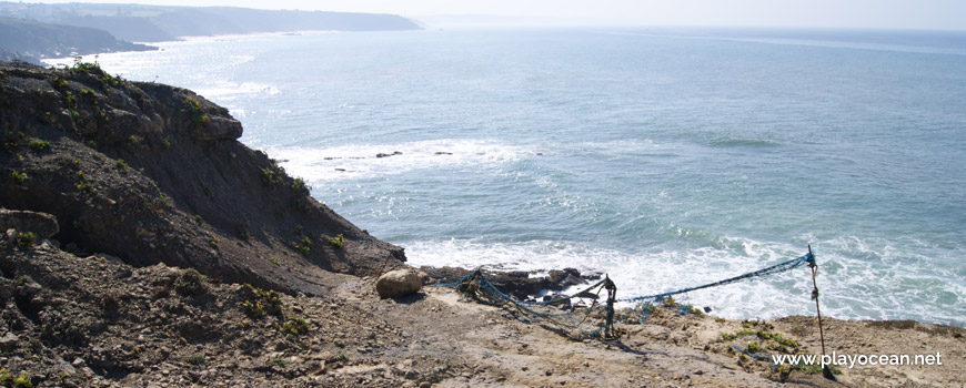 Descent to Praia do Salgueiro Beach