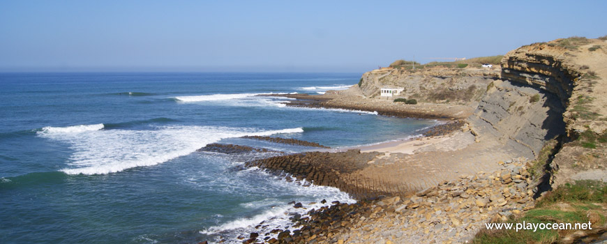 North at Praia de São Marcos Beach