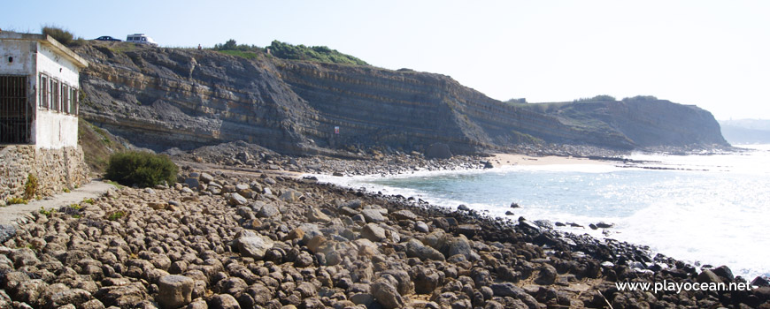 Cliff at Praia de São Marcos Beach