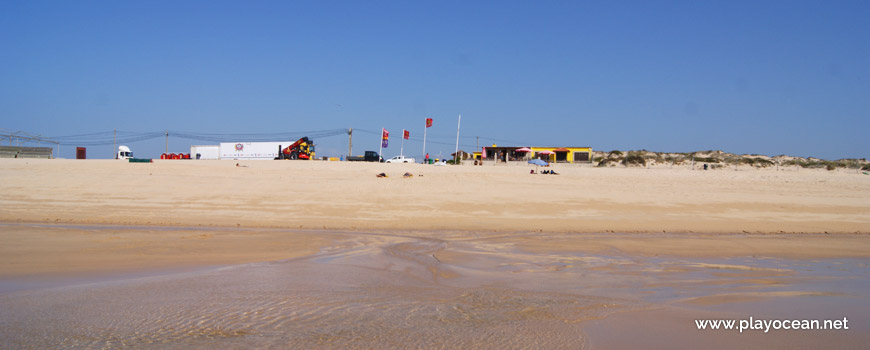 Bar at Praia dos Supertubos Beach