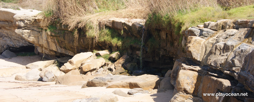 Cascata, Praia de Vale Pombas