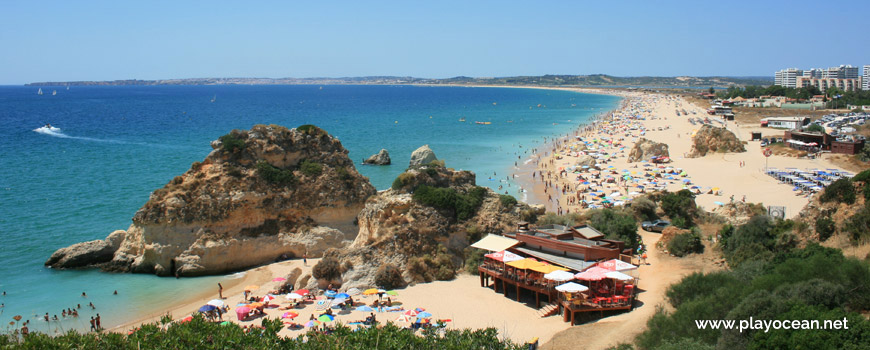 View over Praia do Alvor (East) Beach