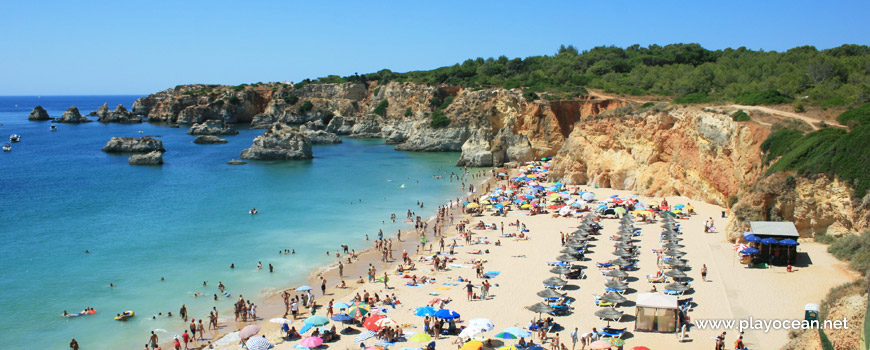 West part of Praia do Barranco das Canas Beach