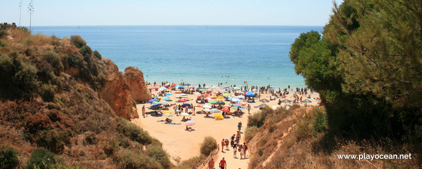 Entrance of Praia do Barranco das Canas Beach