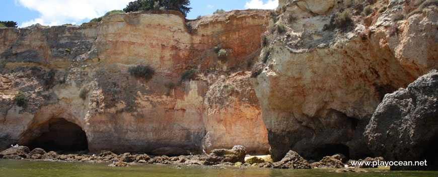 Falésia Oeste, Praia de Boião