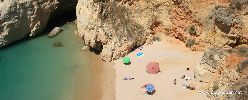 West at Praia de João de Arens Beach