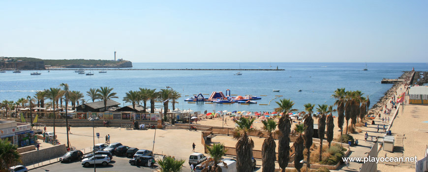 View over Praia da Marina de Portimão Beach