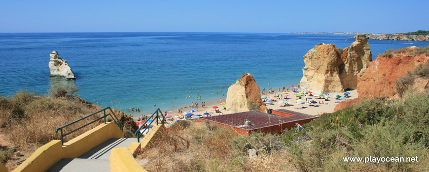 Descent to Praia dos Três Castelos Beach