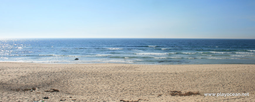 Sea at Praia da Aguçadoura Beach