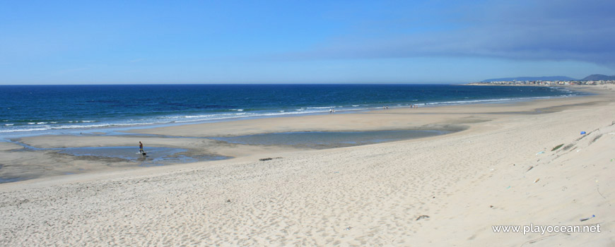 Maré baixa, Praia do Parque de Campismo