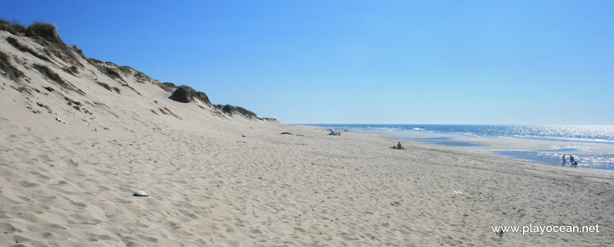 Sul da Praia do Parque de Campismo