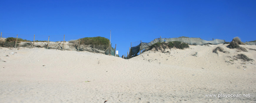 Fence at Praia do Parque de Campismo Beach