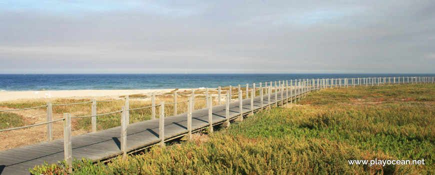 Walkway at Praia de Santo André Beach