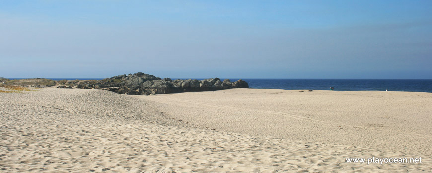 Rocks at Praia de Santo André Beach