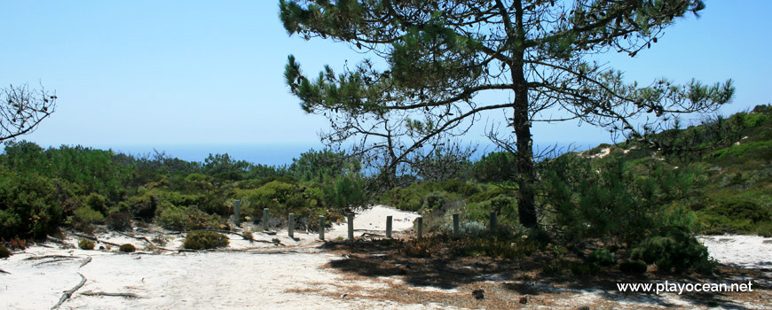 Descendant trail Praia das Areias Brancas Beach