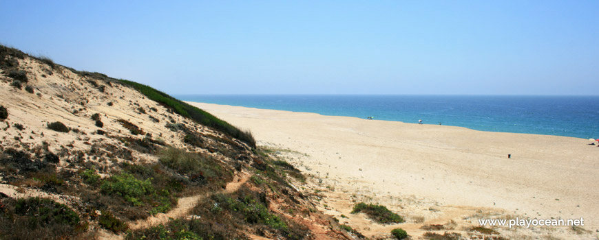 South of Praia da Fonte do Cortiço Beach