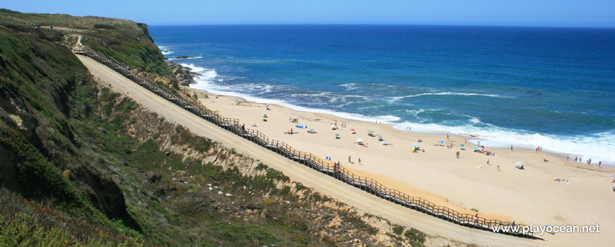 Ramp to Praia das Bicas Beach