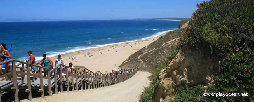 Stairs from Praia das Bicas Beach