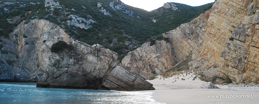 Cliffs of Praia da Ribeira do Cavalo Beach