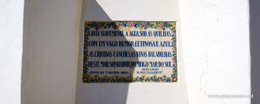 Tile panel at Praia de Armação de Pêra Beach