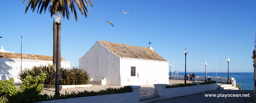 Santo António Chapel at Praia de Armação de Pêra Beach