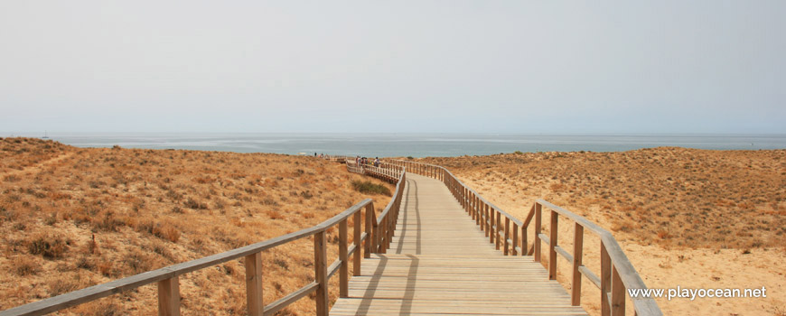 Access to Praia Grande de Pêra (East) Beach