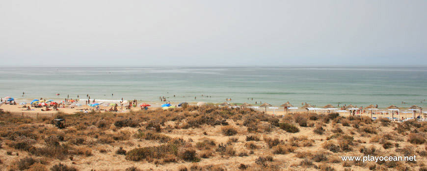 Sea at Praia Grande de Pêra (East) Beach