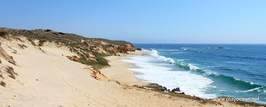 South at Praia dos Canudos Beach
