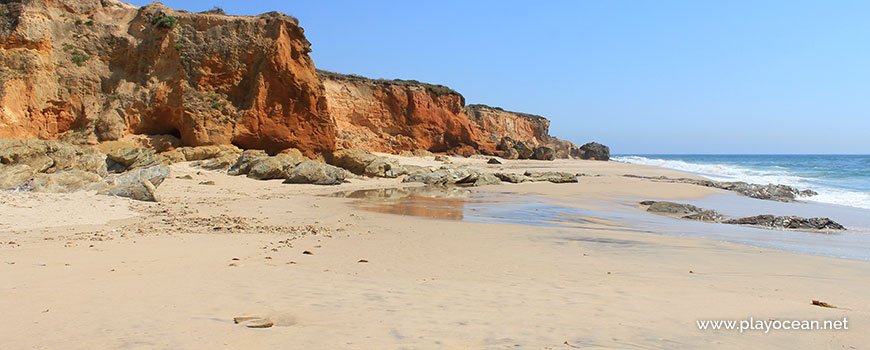 Rocks at Praia dos Canudos Beach
