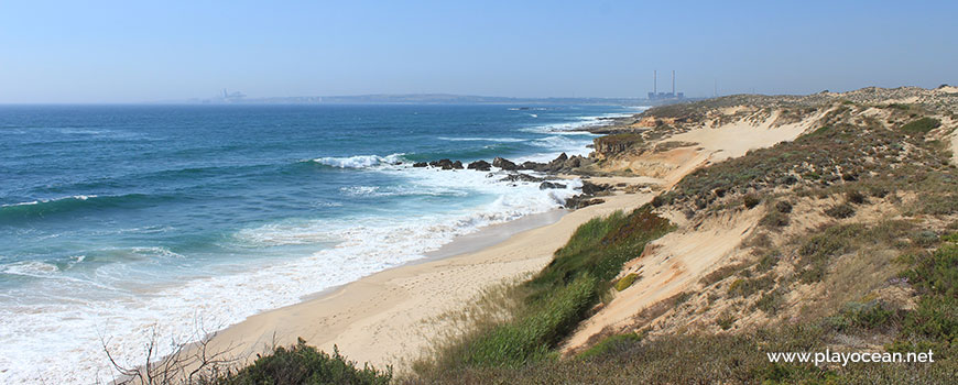 View over Praia dos Canudos Beach