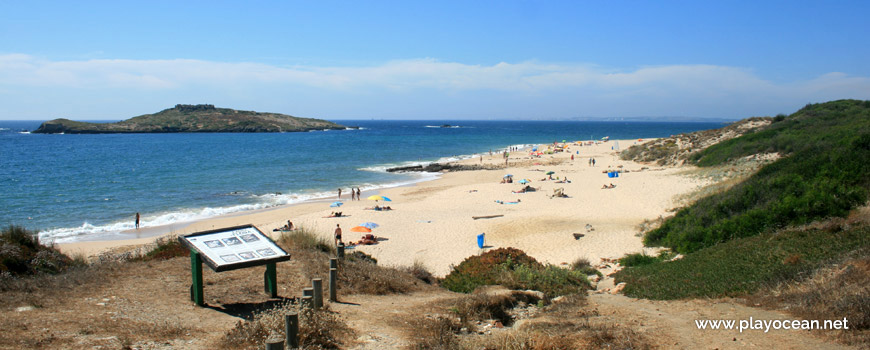 North of Praia da Ilha do Pessegueiro Beach